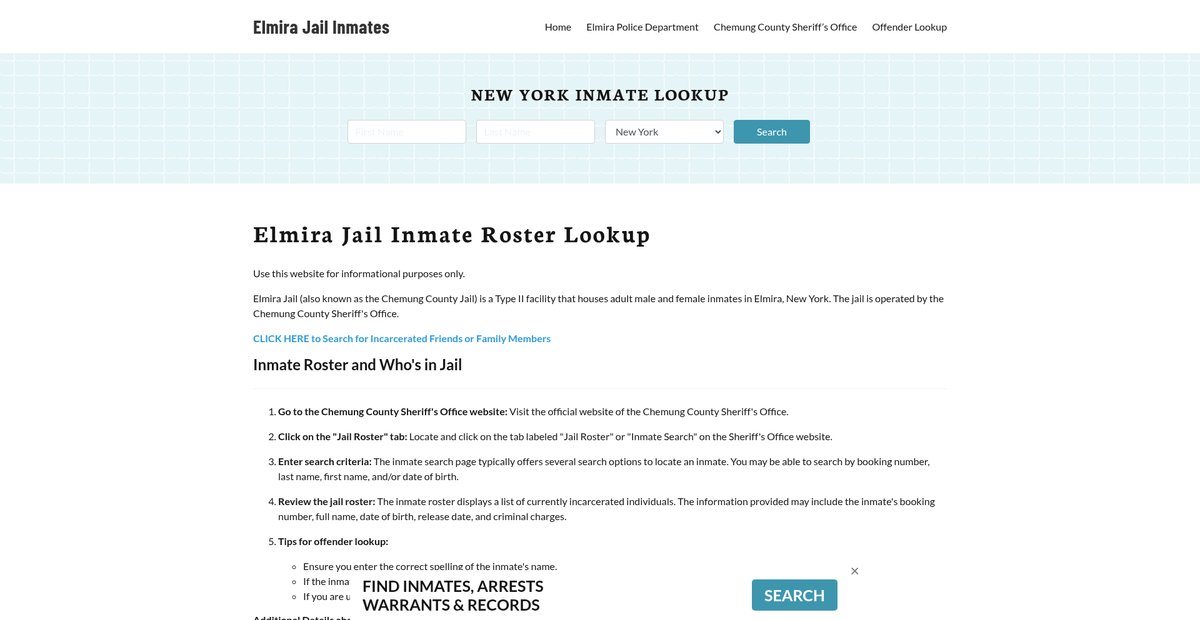 Preview of elmirajail.org