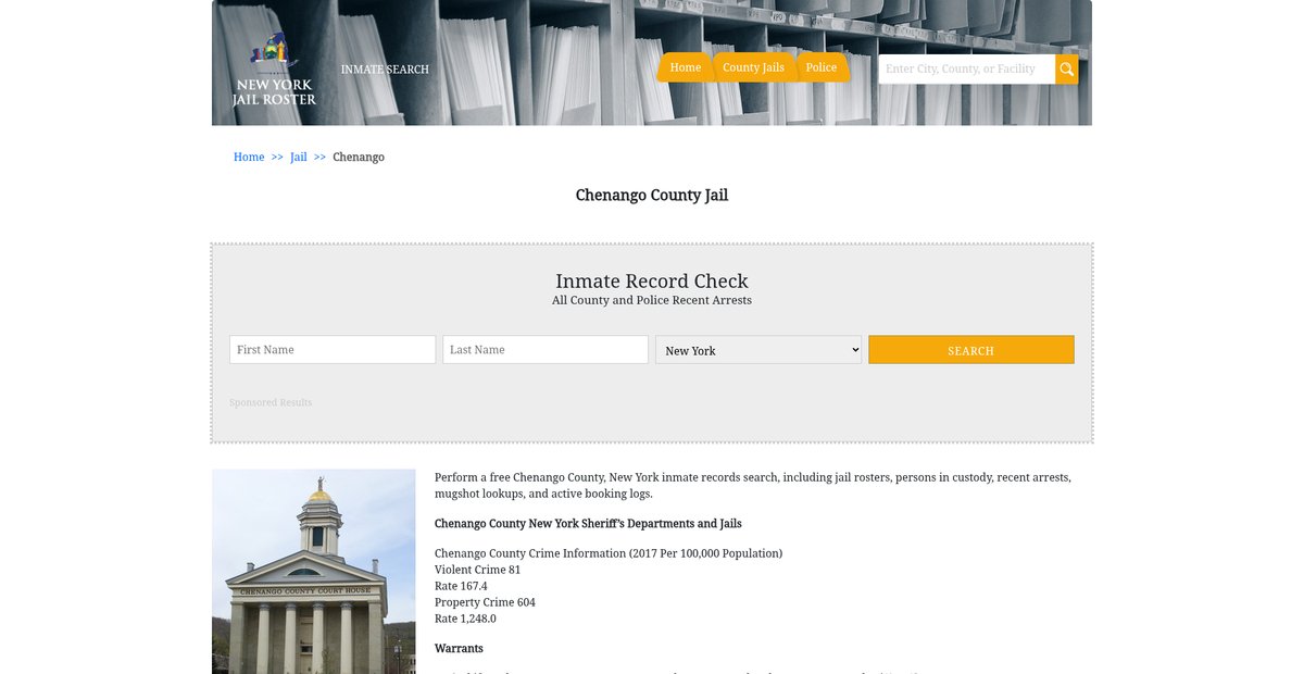 Preview of newyorkjailroster.com