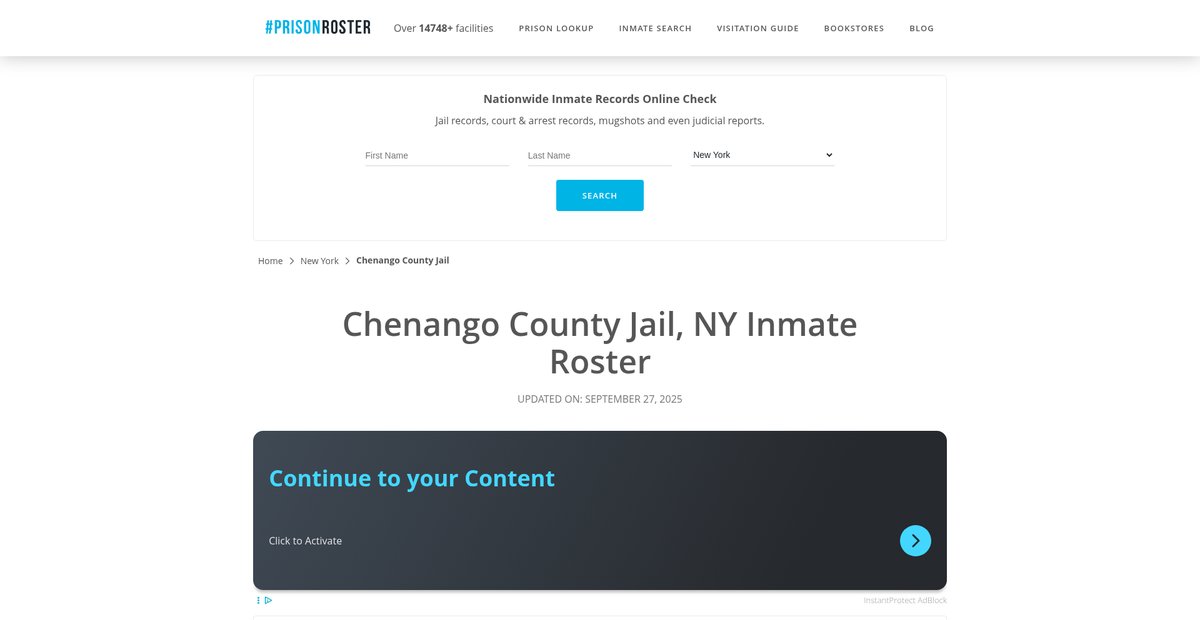 Preview of prisonroster.com