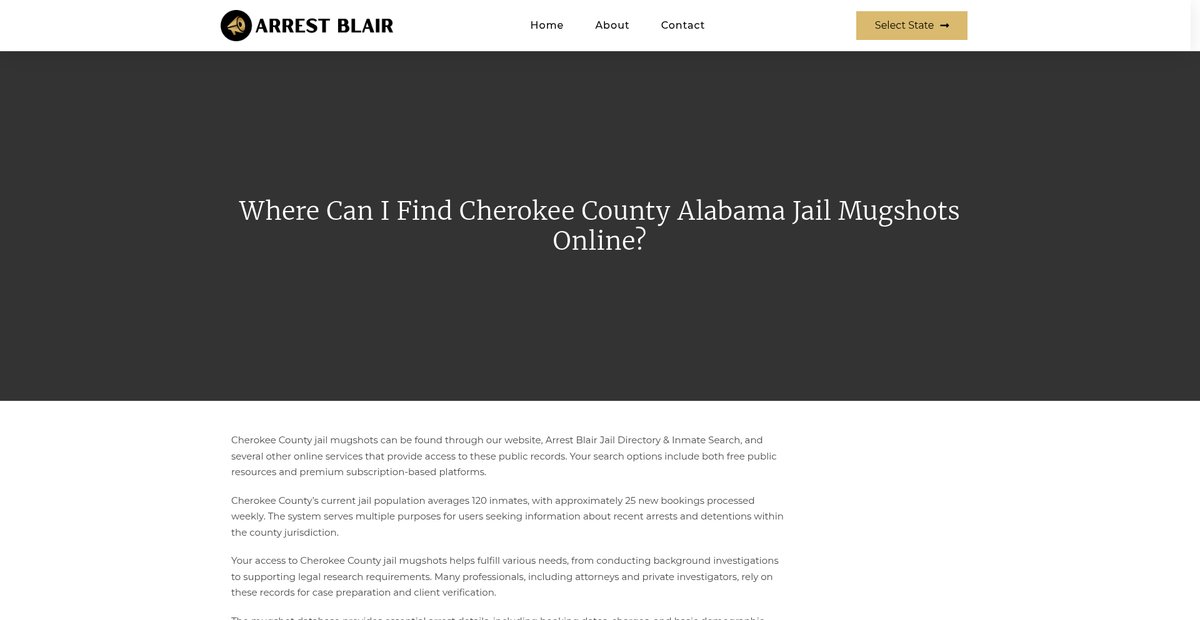 Preview of arrestblair.org