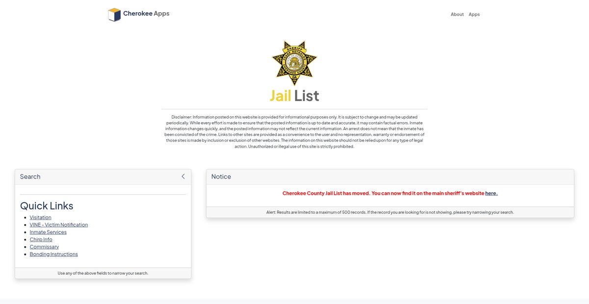 Preview of apps.cherokeecountyga.gov