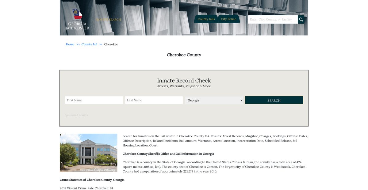 Preview of georgiajailroster.com