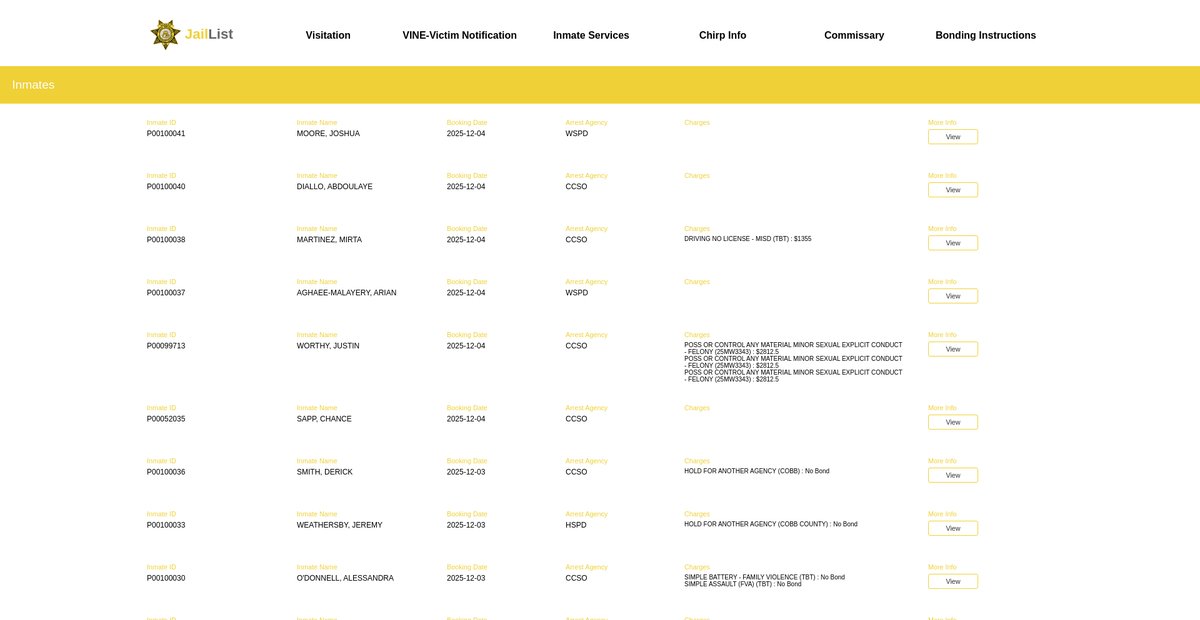 Preview of sheriff.cherokeecountyga.gov