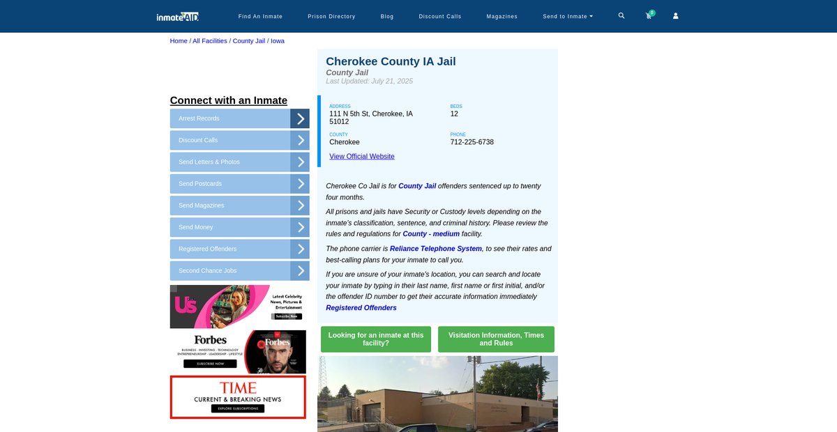 Preview of inmateaid.com