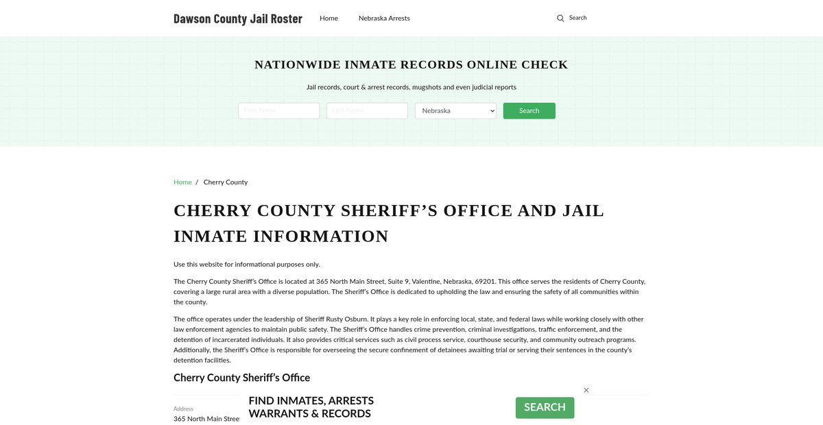 Preview of dawsoncountyne.net