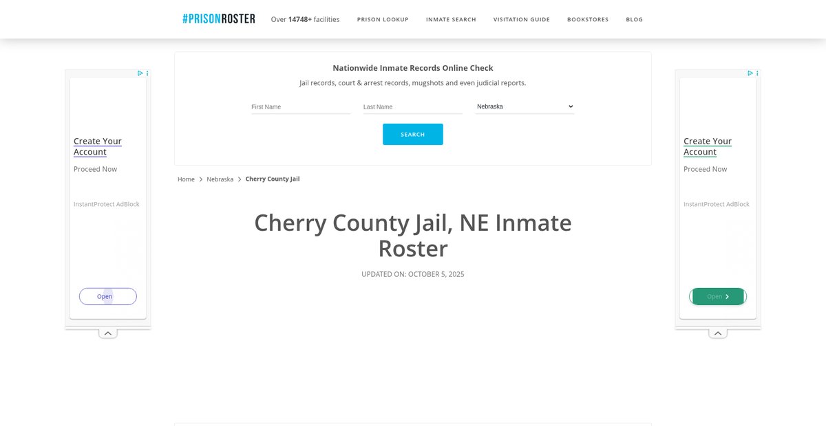 Preview of prisonroster.com