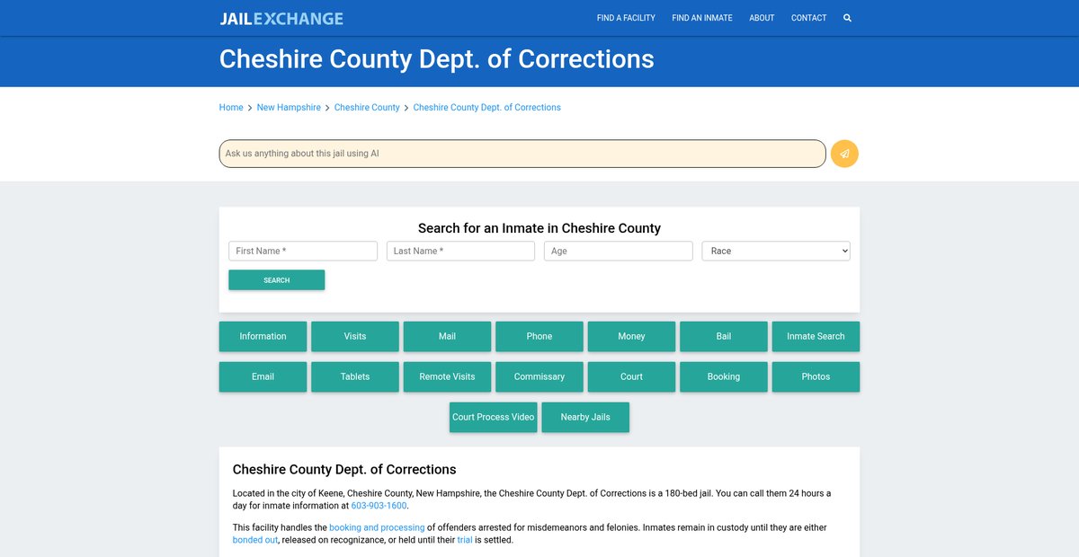 Preview of jailexchange.com