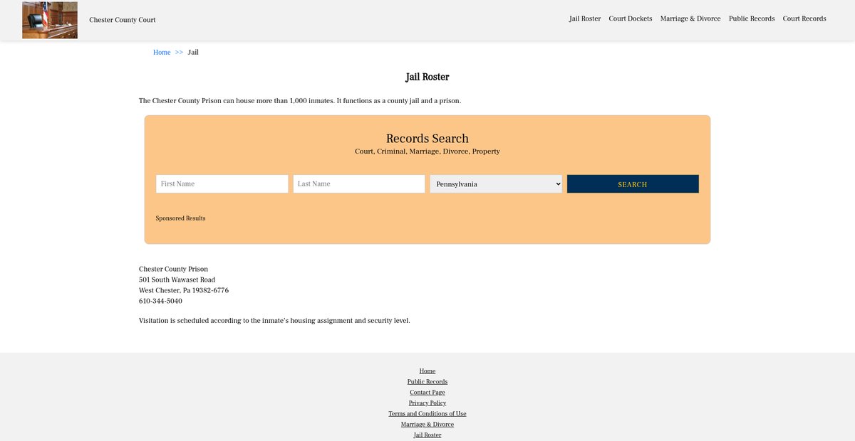 Preview of chestercountycourt.org