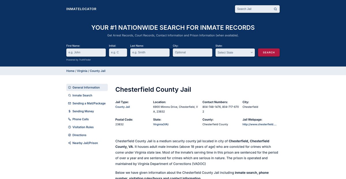 Preview of inmate-locator.org