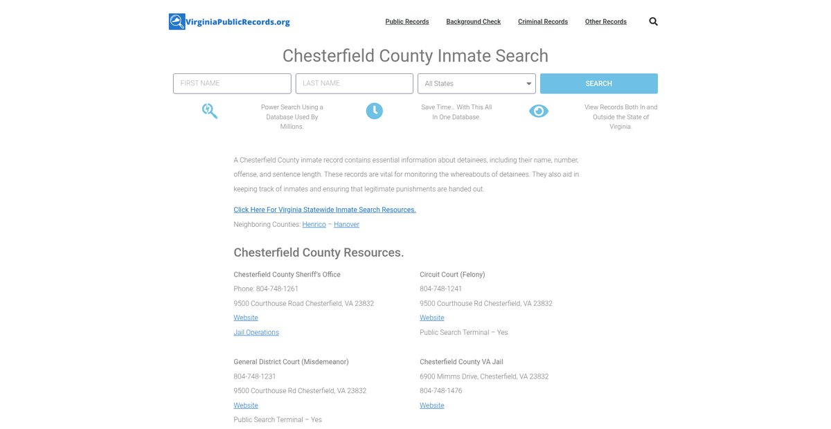 Preview of virginiapublicrecords.org