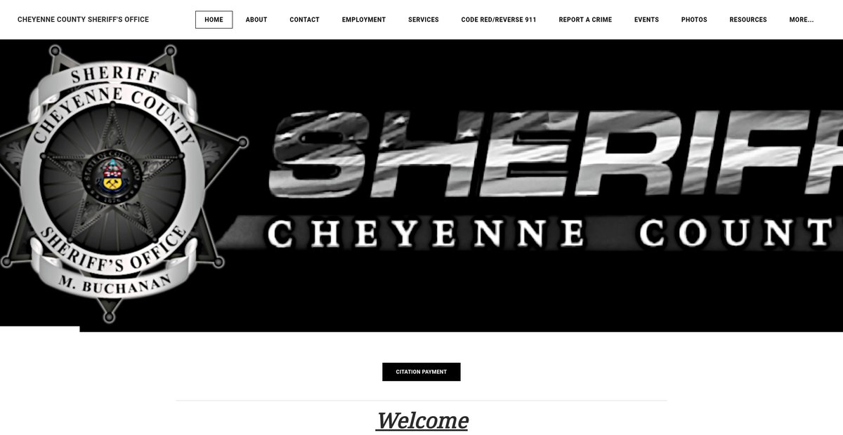 Preview of cheyennesheriffcolorado.com