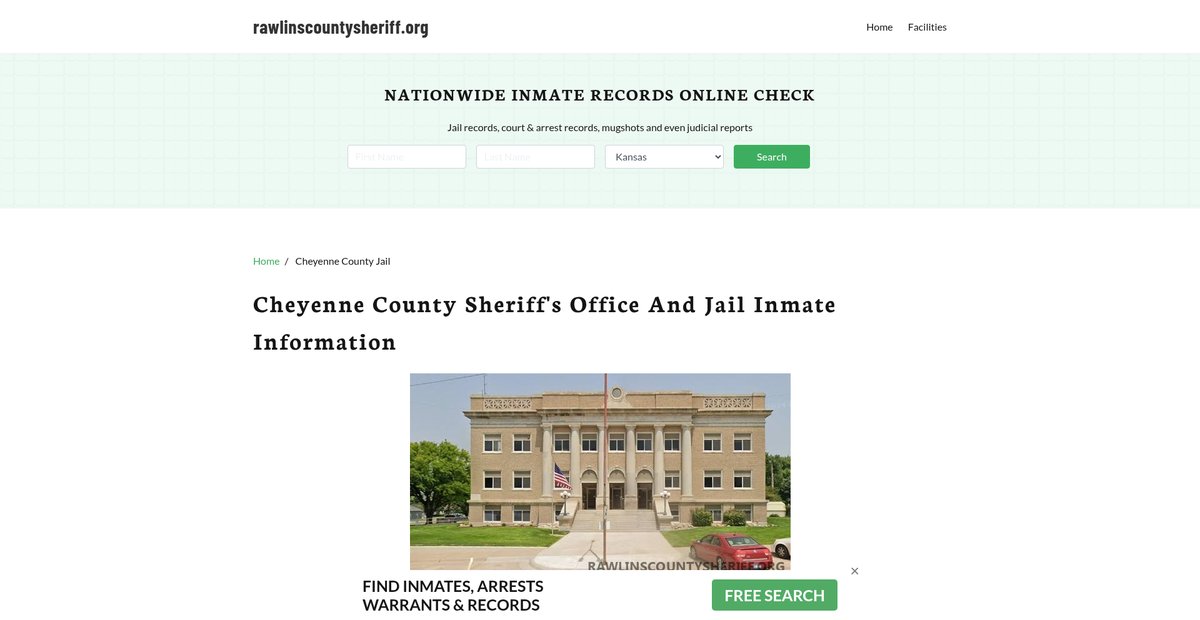 Preview of rawlinscountysheriff.org
