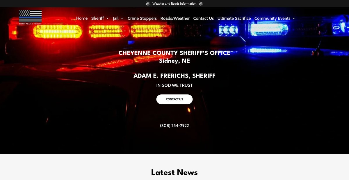 Preview of cheyennecountysheriff.com