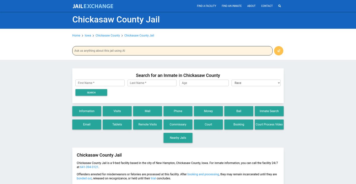 Preview of jailexchange.com