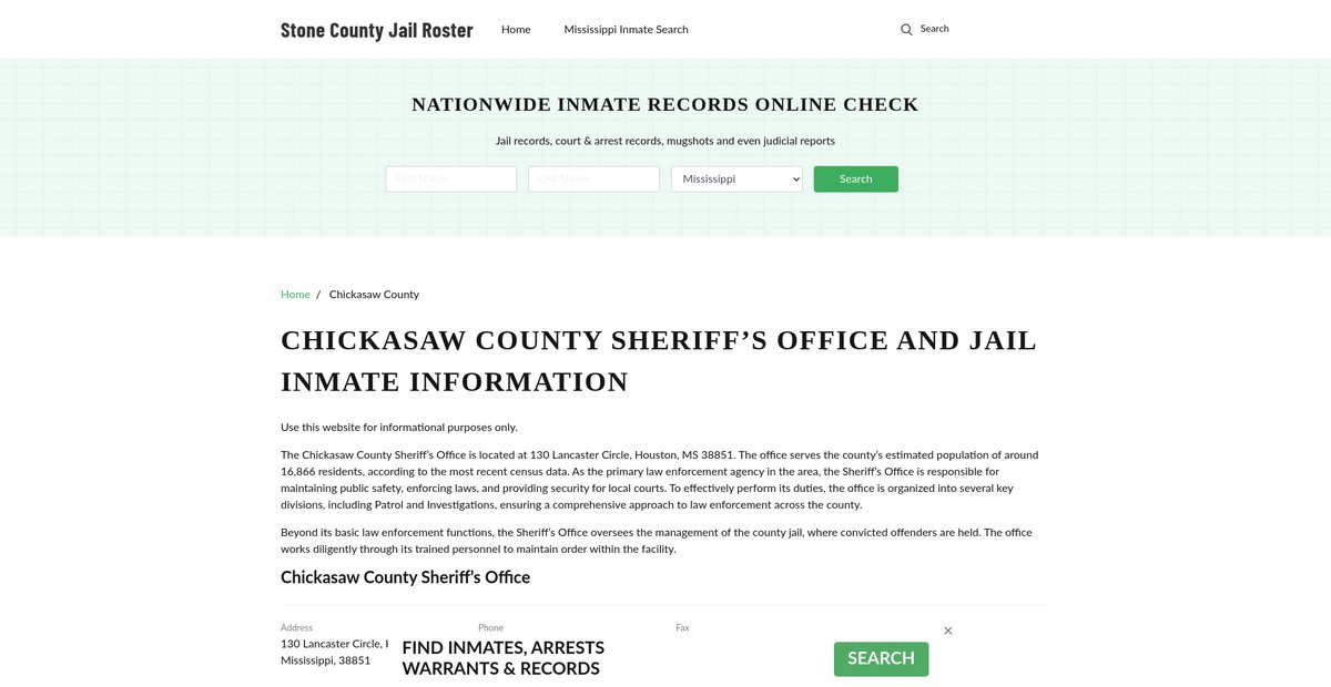 Preview of stonecountygov.com