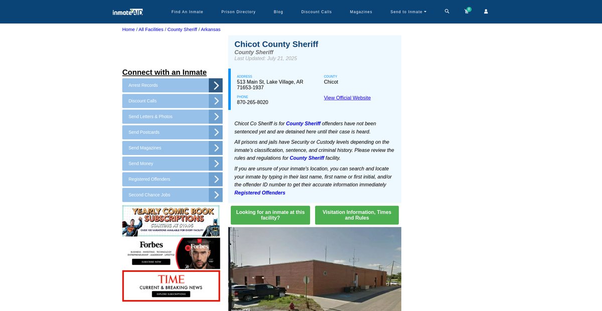 Preview of inmateaid.com