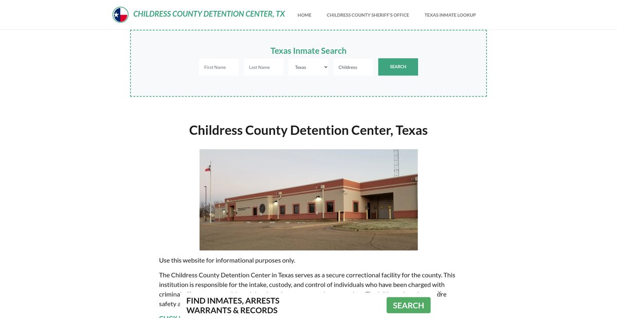 Preview of childresscountydetentiontx.org