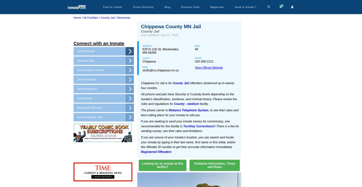Preview of inmateaid.com