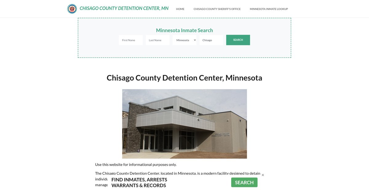 Preview of chisagocountydetentionmn.org