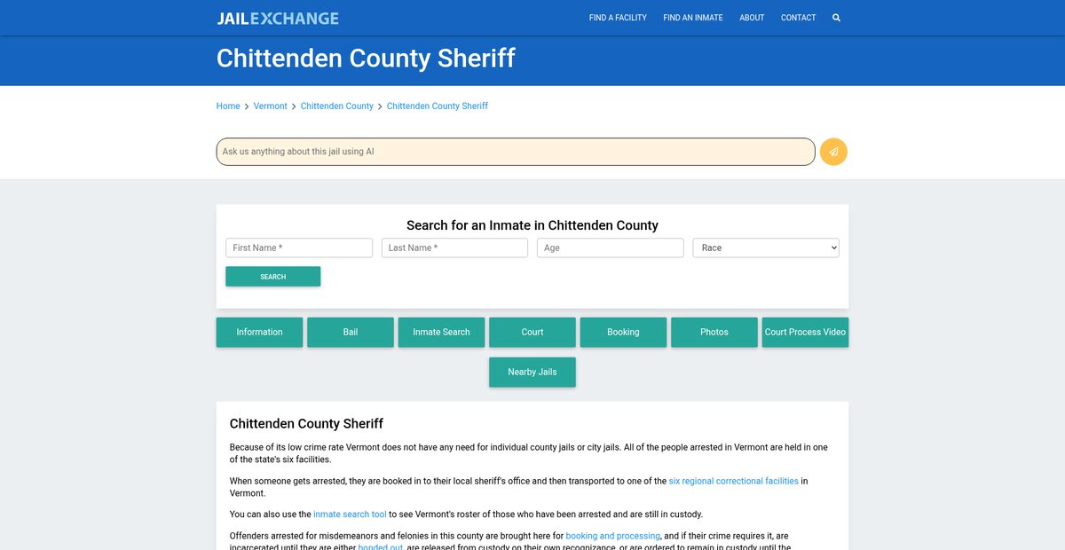 Preview of jailexchange.com