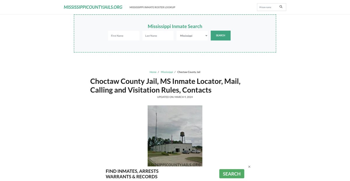 Preview of mississippicountyjails.org