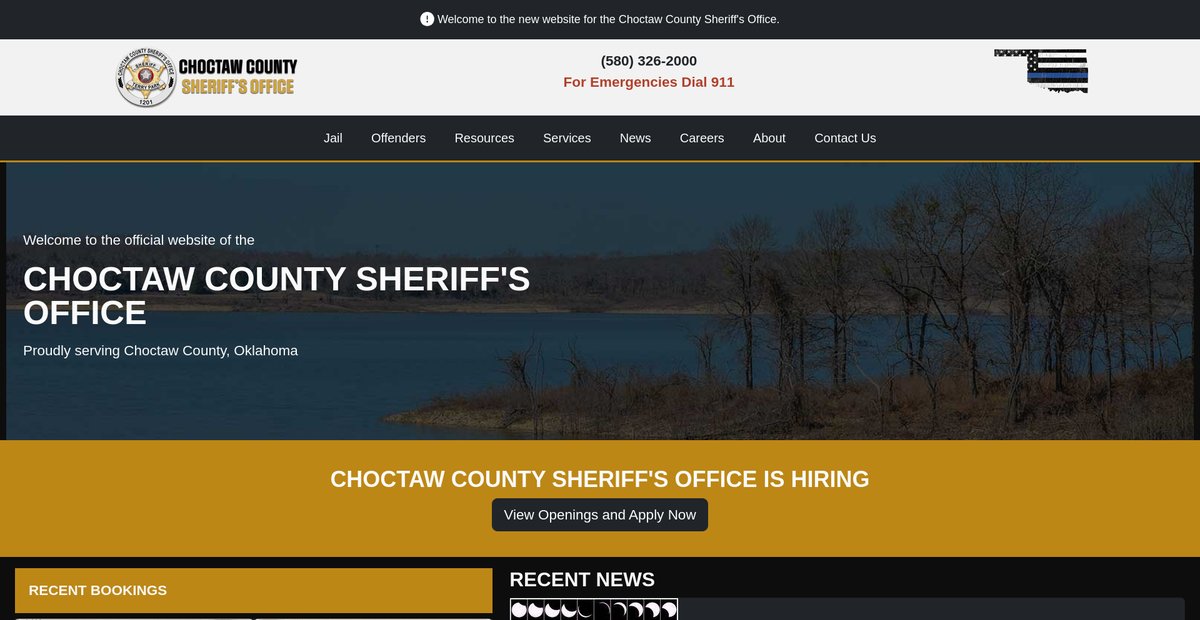 Preview of choctawcosheriff.com