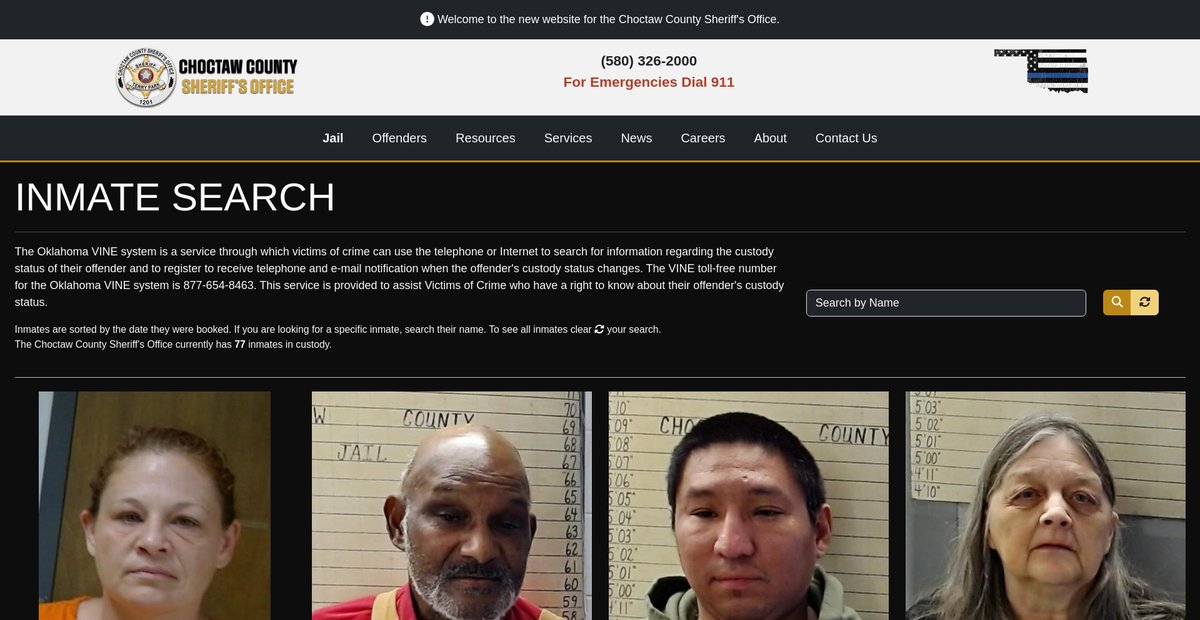 Preview of choctawcosheriff.com