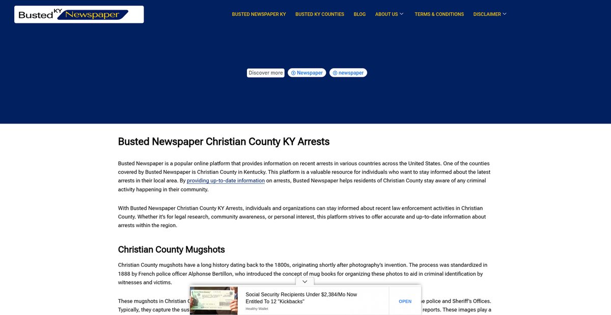 Preview of bustednewspaper-ky.com