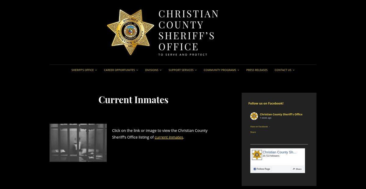 Preview of christiancountysheriff.net