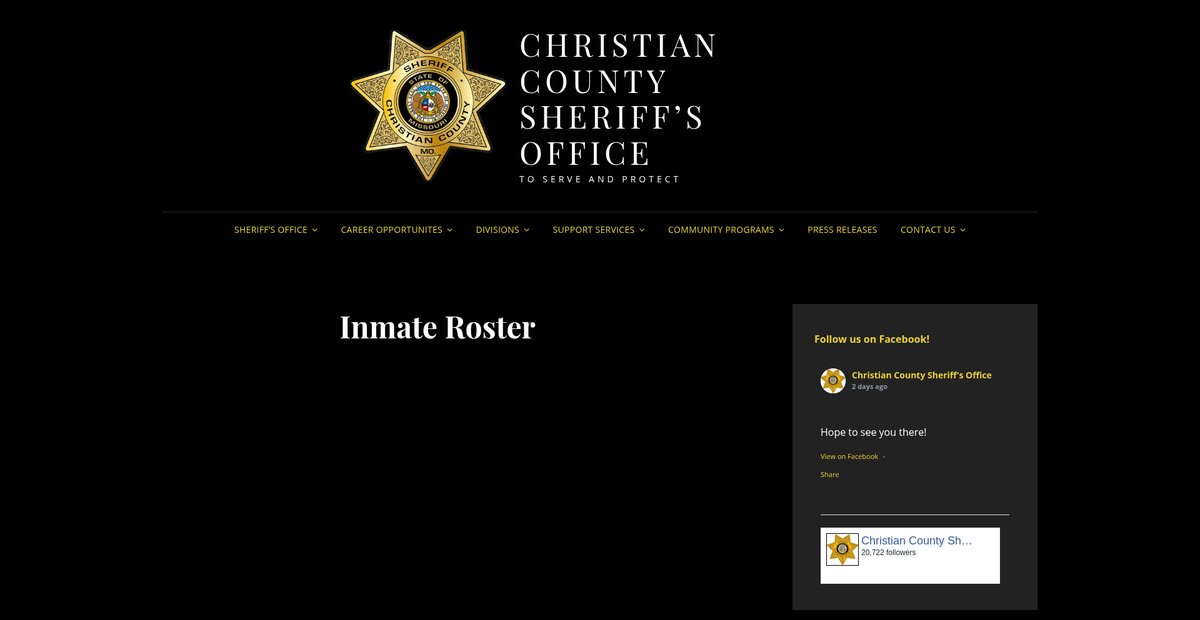 Preview of christiancountysheriff.net