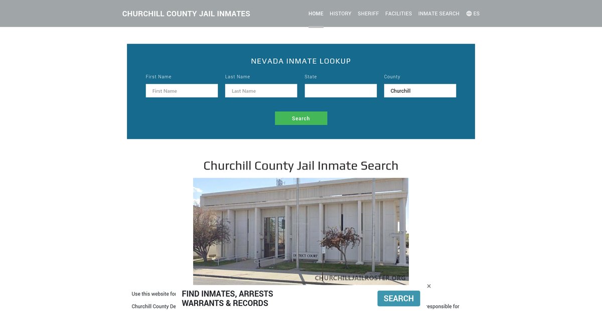 Preview of churchilljailroster.org