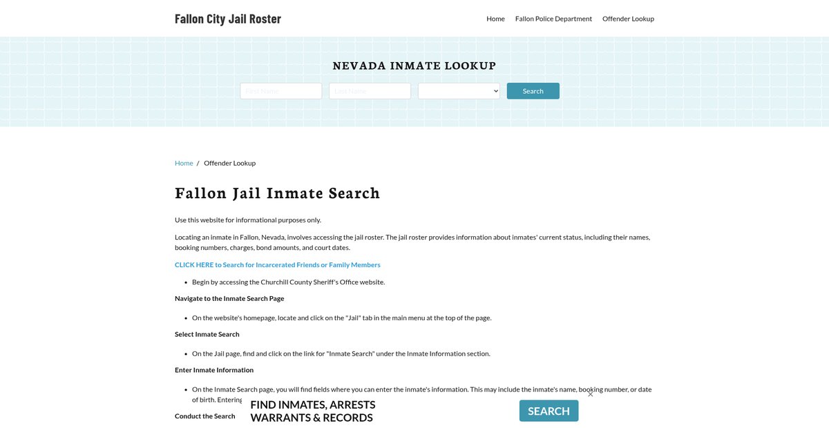Preview of falloncityjail.org