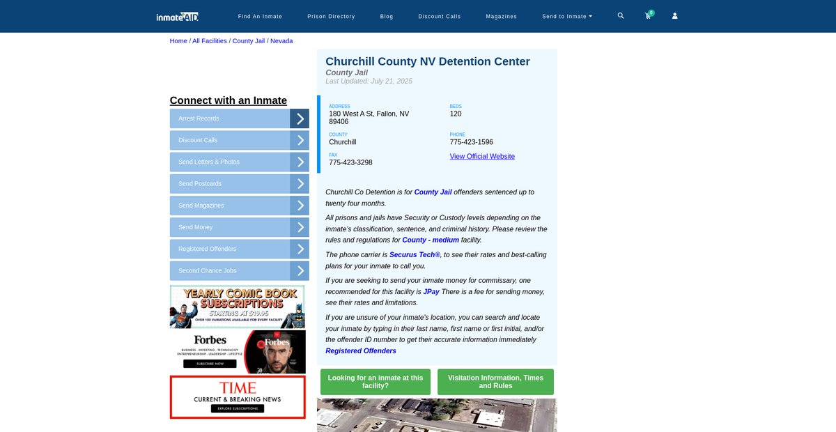 Preview of inmateaid.com