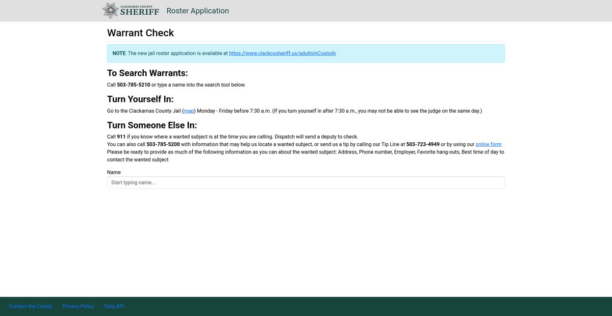 Preview of apps.clackamas.us