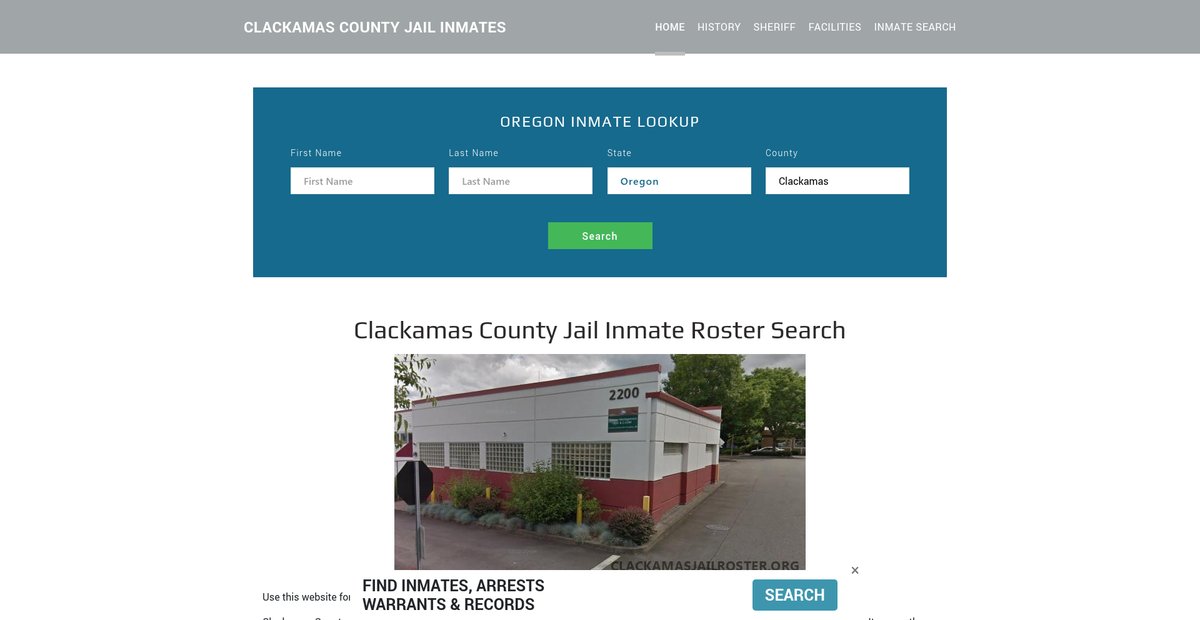 Preview of clackamasjailroster.org