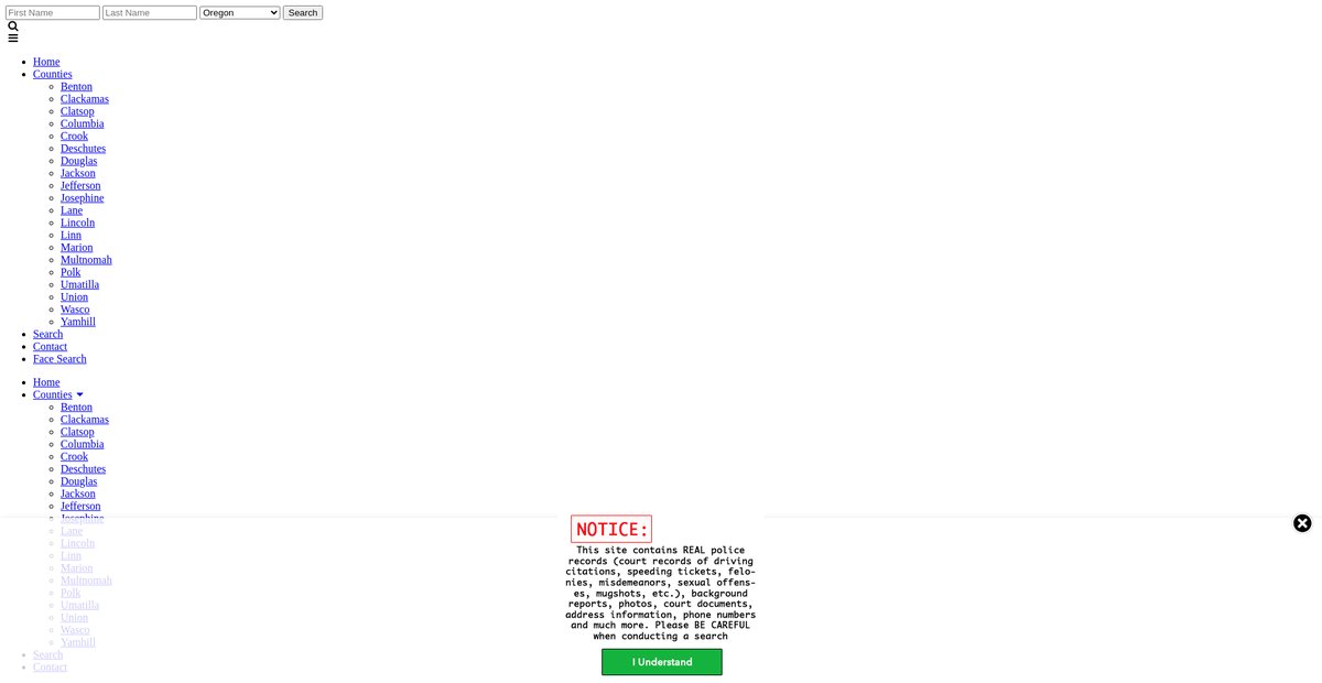 Preview of oregon.arrests.org
