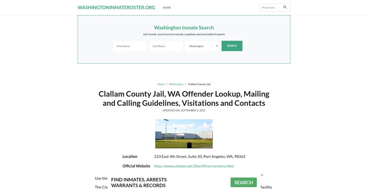 Preview of washingtoninmateroster.org