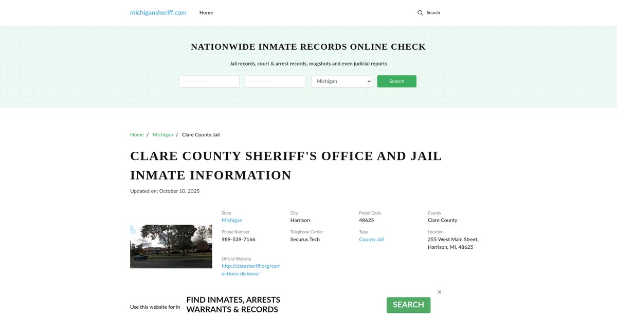 Preview of michigansheriff.com