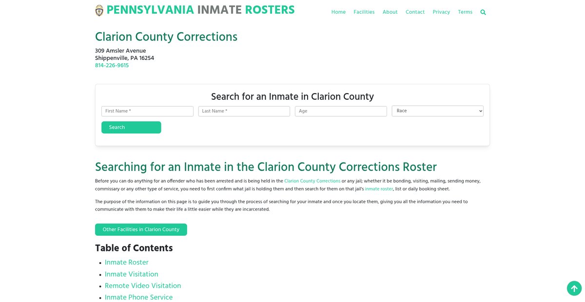 Preview of pennsylvaniainmaterosters.org