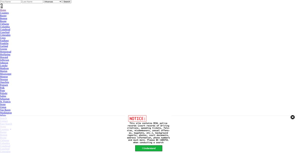 Preview of arkansas.arrests.org