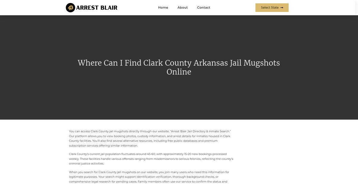 Preview of arrestblair.org