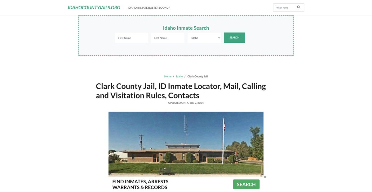 Preview of idahocountyjails.org