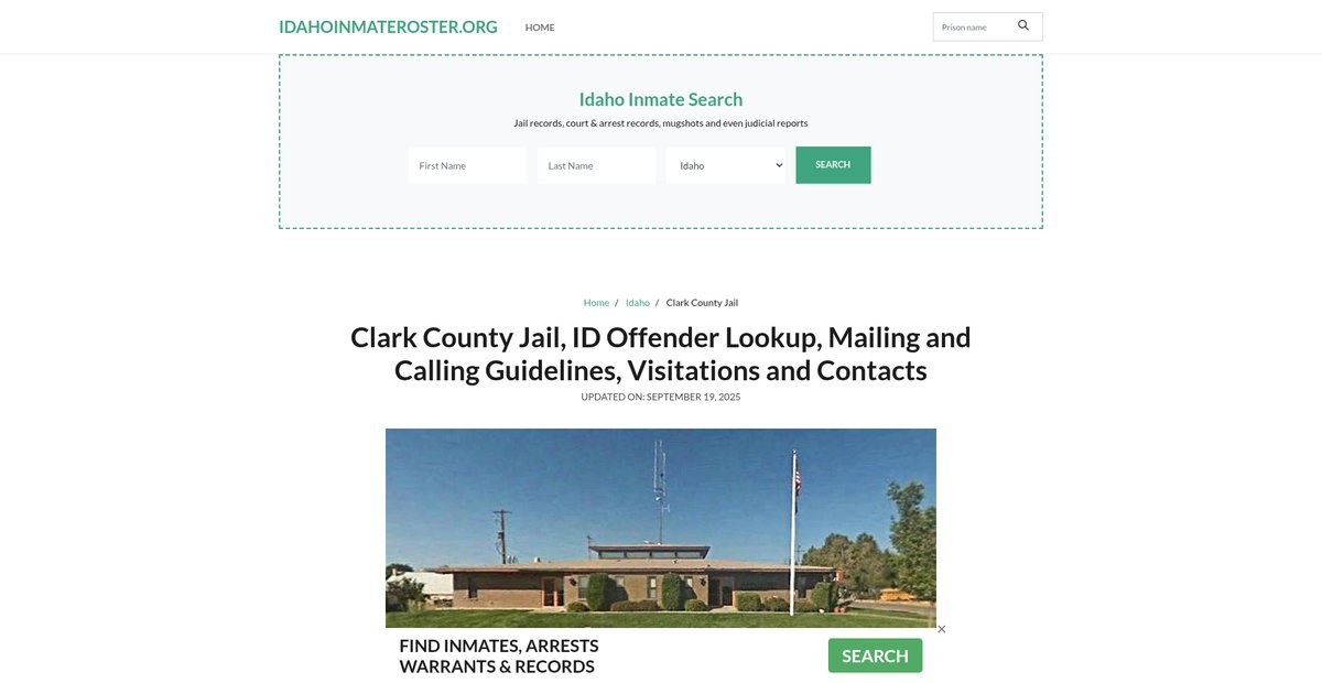 Preview of idahoinmateroster.org