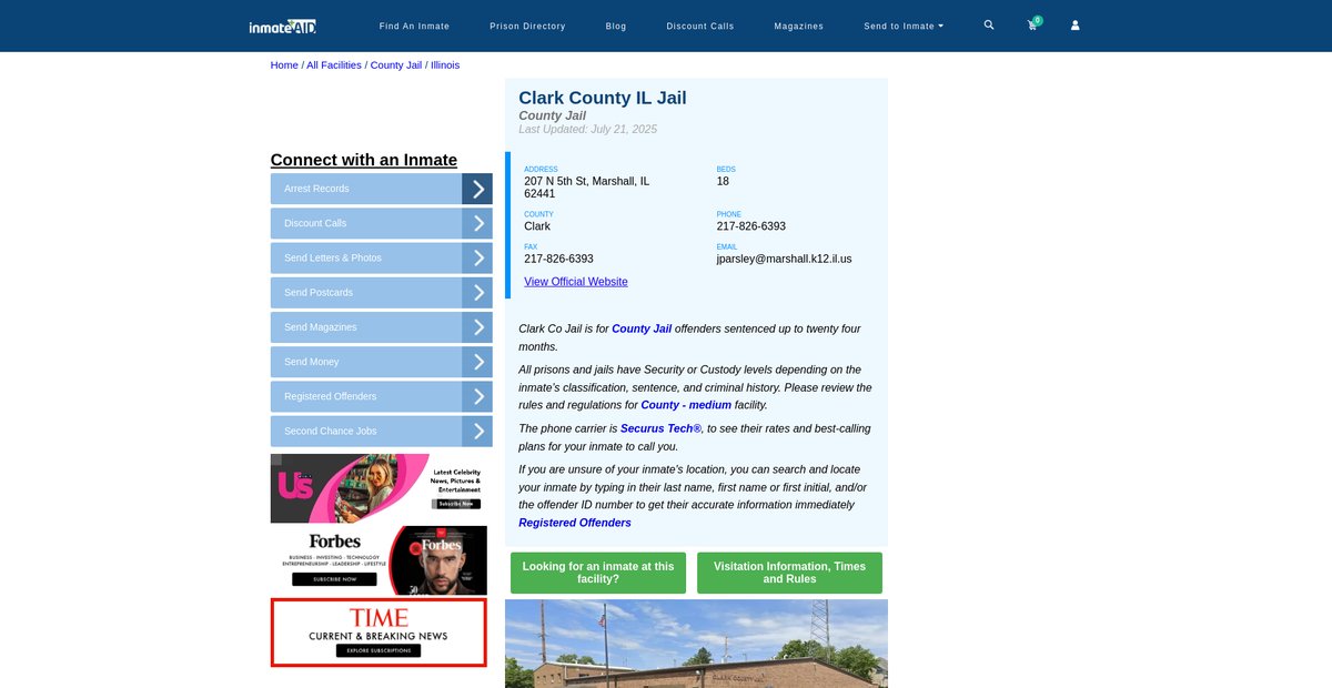 Preview of inmateaid.com