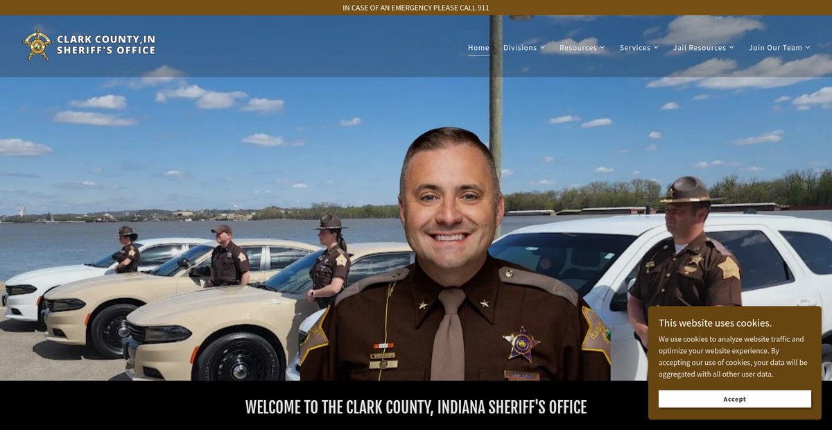 Preview of clarkcosheriff.com
