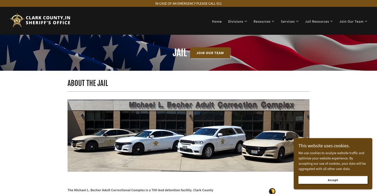 Preview of clarkcosheriff.com