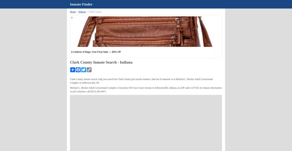 Preview of inmatefinder.org