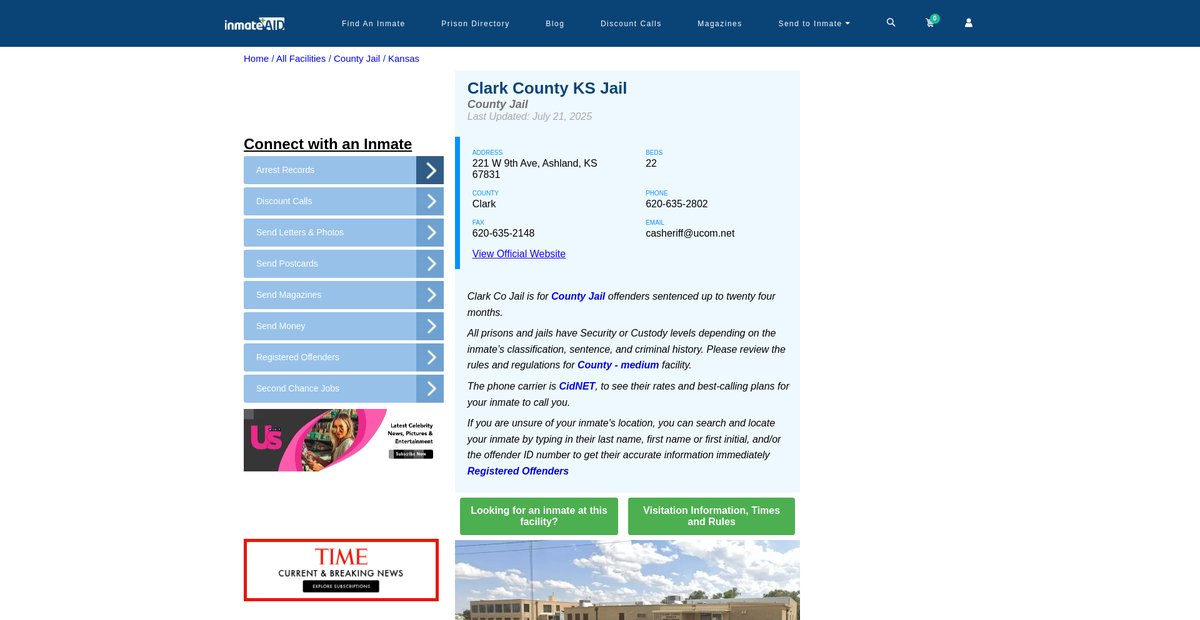 Preview of inmateaid.com