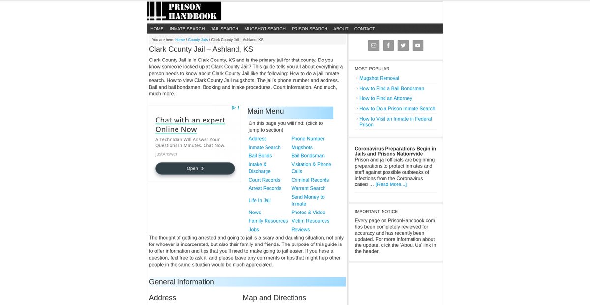 Preview of prisonhandbook.com