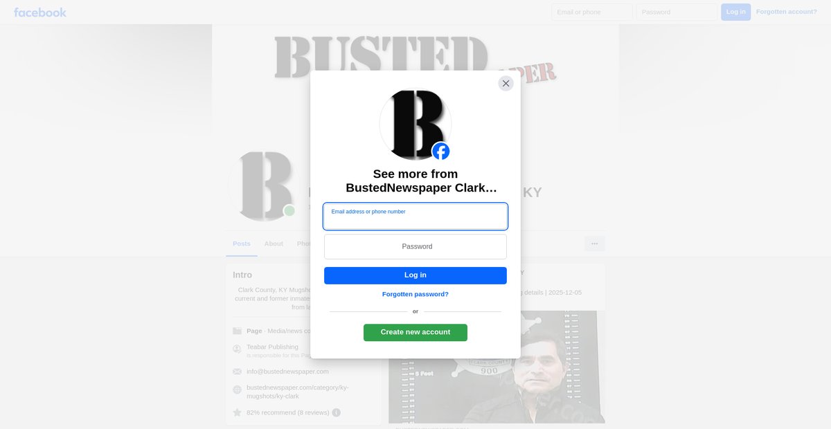 Preview of facebook.com